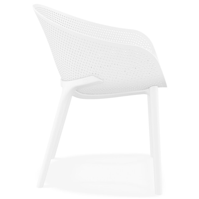 Alterego Geperforeerde terrasstoel lucky 60x54x81 cm 2950270 large