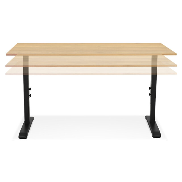 Alterego Osmose in hoogte verstelbaar bureau 160x80x67(86) cm 3191919 large