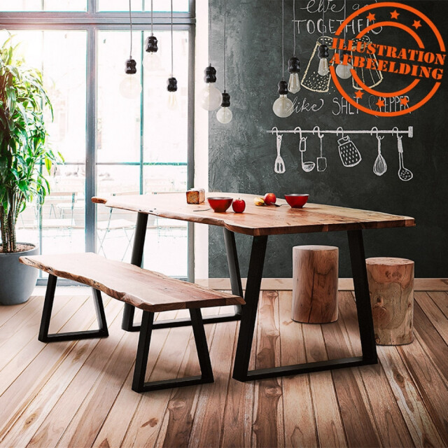 Alterego Eettafel in industriële stijl rafa 2950081 large
