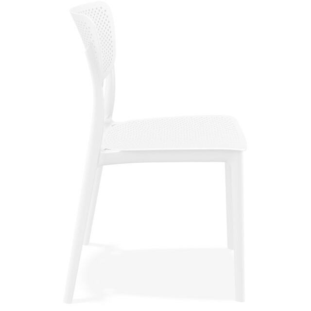 Alterego Palma geperforeerde terrasstoel 53x45x82 cm 3191360 large