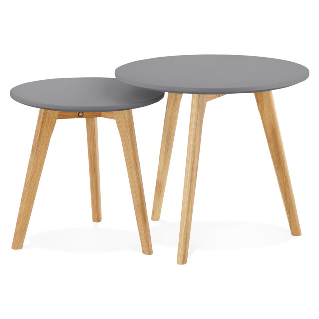 Alterego Ronde bijzettafels gaby 50x50x45 cm 2950213 large