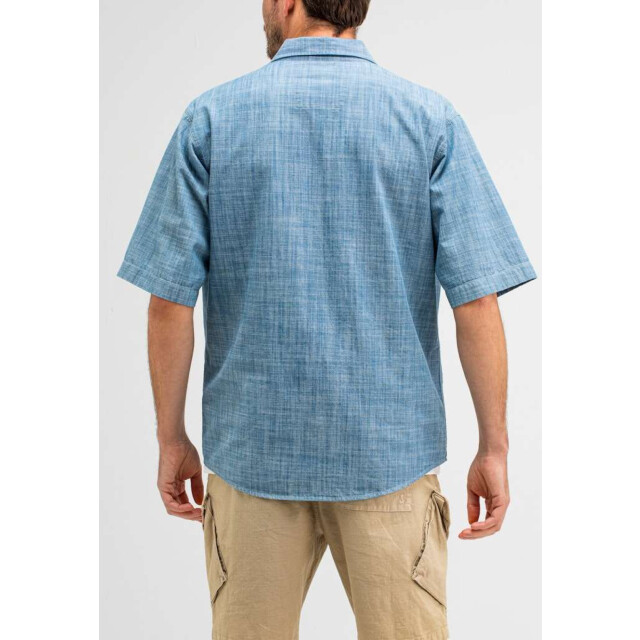 Butcher of Blue Anthony resort chambray shirt ss M2514015-856 large