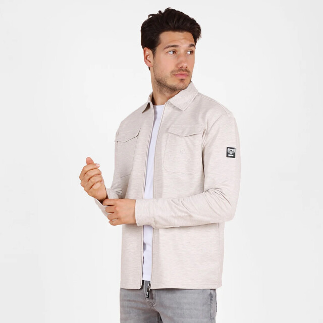 Q1905 Overshirt hattem zand melange QM2343340-842-1 large
