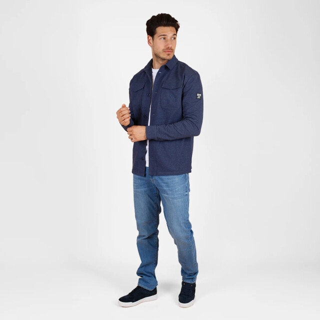 Q1905 Overshirt andel donker melange QM2343054-670-1 large