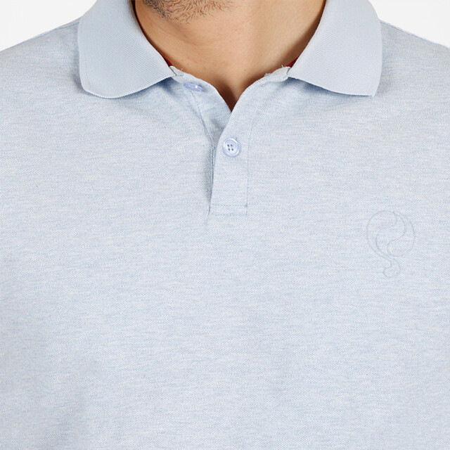 Q1905 Polo shirt toldijk – mist melange QM2653847-672-1 large