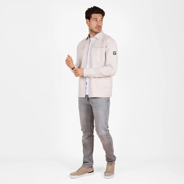 Q1905 Overshirt hattem zand melange QM2343340-842-1 large