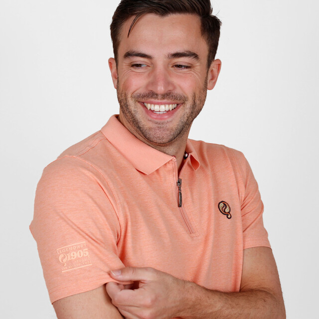 Q1905 Polo shirt zuidland – licht melange QM2653924-328-1 large