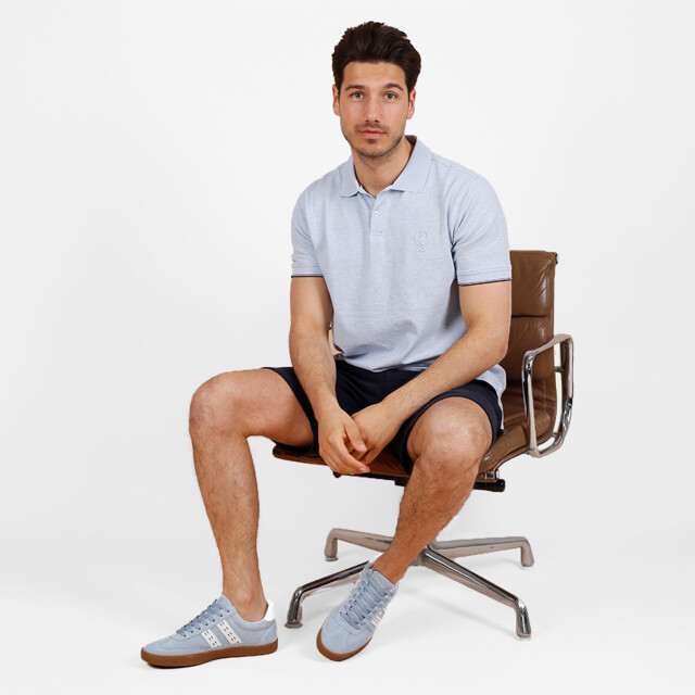 Q1905 Polo shirt toldijk – mist melange QM2653847-672-1 large