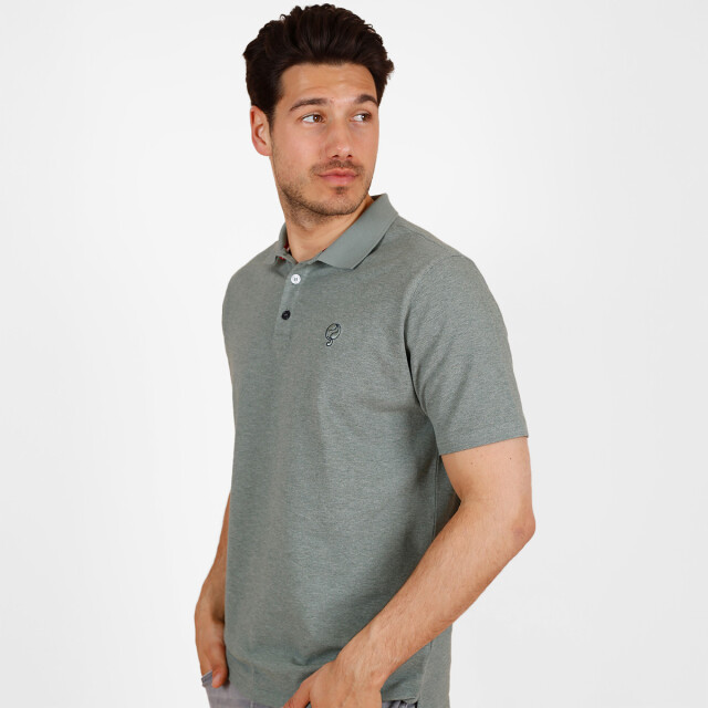 Q1905 Polo shirt willemstad licht melange QM2653909-965-1 large