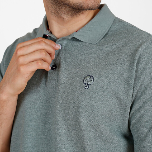 Q1905 Polo shirt willemstad licht melange QM2653909-965-1 large