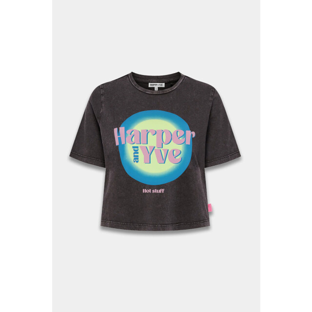 Harper & Yve Ss25y305 t-shirt hotstuff cropped SS25Y305 T-shirt HOTSTUFF CROPPED large