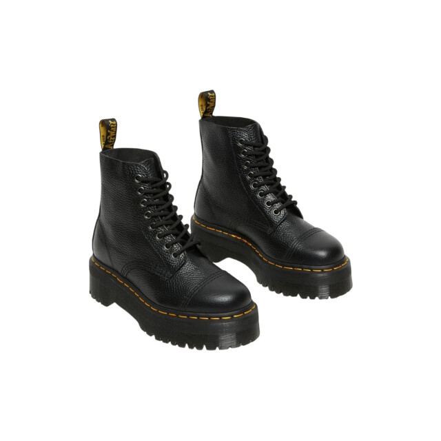Dr. Martens Dames laarzen Dr. Martens Zwart Sinclair Nappa Leren Platform Laarzen large