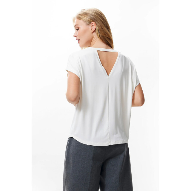 Catwalk Junkie 2502010216 tshirt h open back detail 2502010216 Tshirt with open back detail large