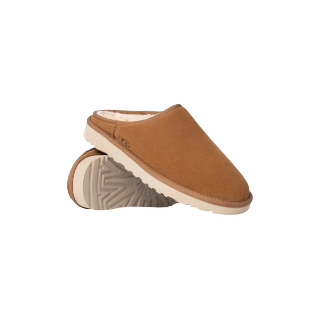 UGG Australia Heren slippers van leer Ugg Bruin Classic Instappers Met Leer large