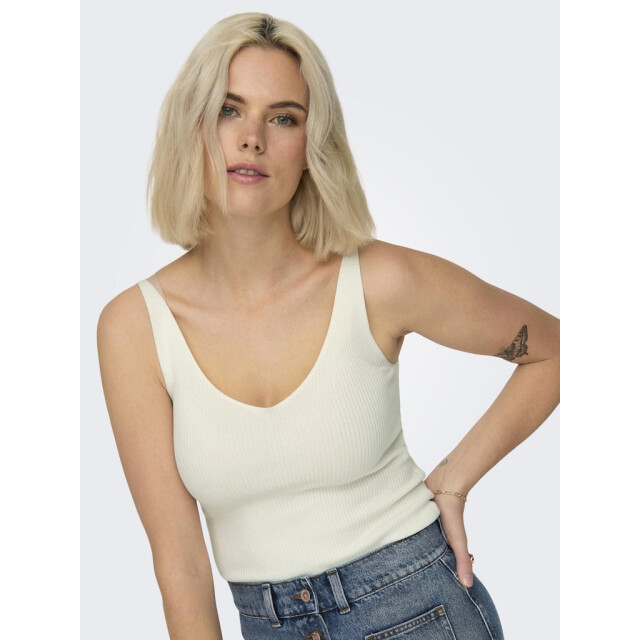 Jacqueline de Yong nanna s/l top knt noos 15180497 cloud dancer 06010.198.0064 large