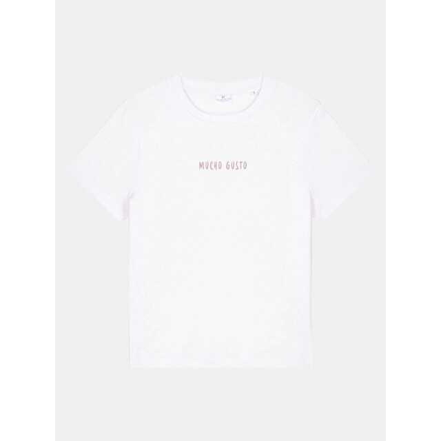 Mucho Gusto ® t-shirt wit achteropdruk paradijsopdruk MUCHO GUSTO® T-Shirt Wit Achteropdruk Paradijsopdruk large