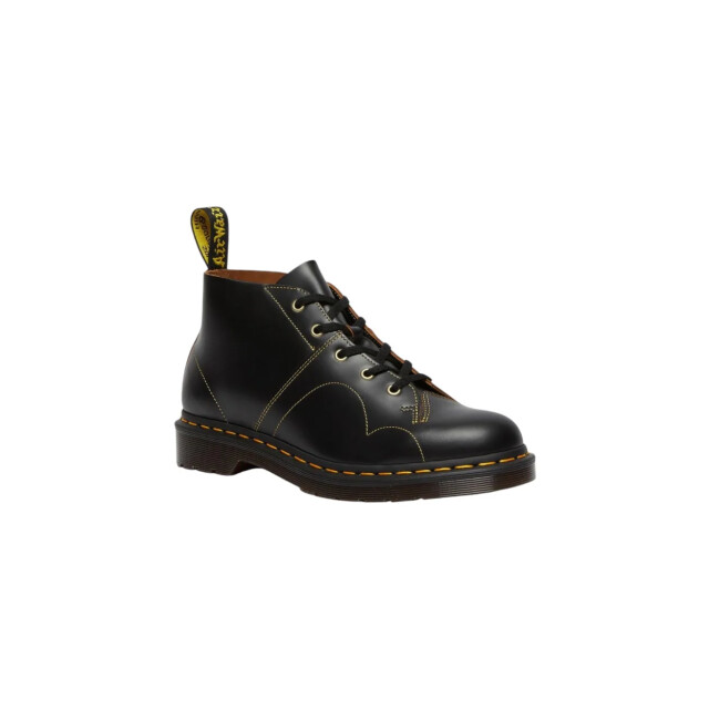 Dr. Martens Leren heren laarzen Dr. Martens Zwart Church Vintage Leren Laarzen large