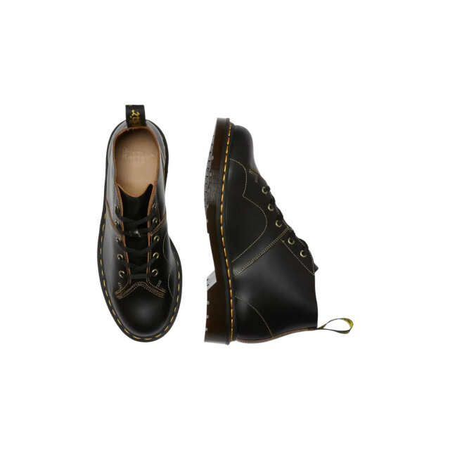 Dr. Martens Leren heren laarzen Dr. Martens Zwart Church Vintage Leren Laarzen large