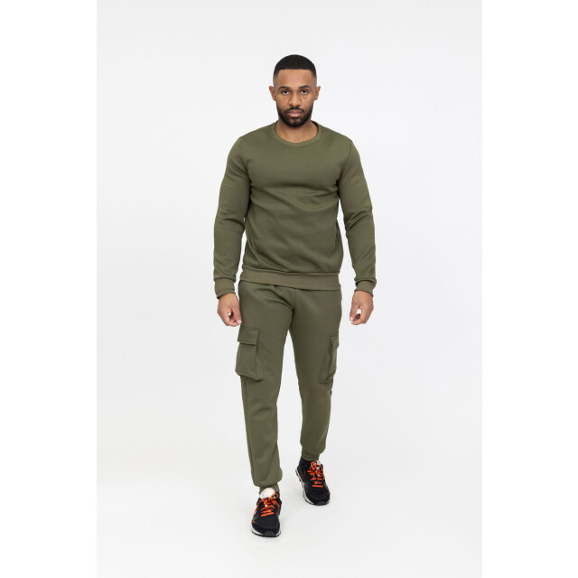 Zayne Milano heren joggingspak kaki style-italie ZP683-6-1 large