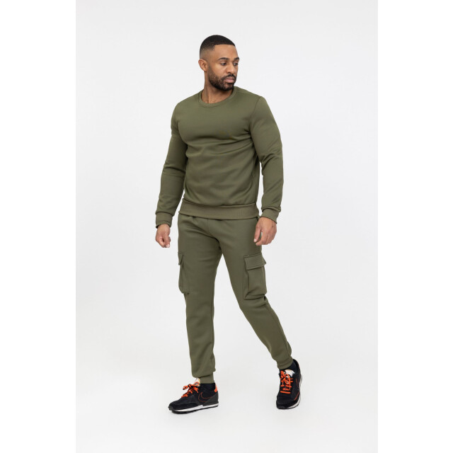Zayne Milano heren joggingspak kaki style-italie ZP683-6-1 large