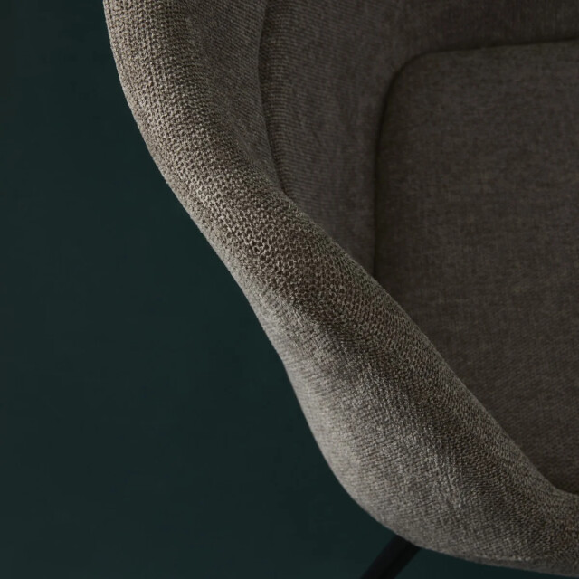 Signature Set van 6 bridge-fauteuils in taupekleurige stof l64 cm colombe 3061012 large