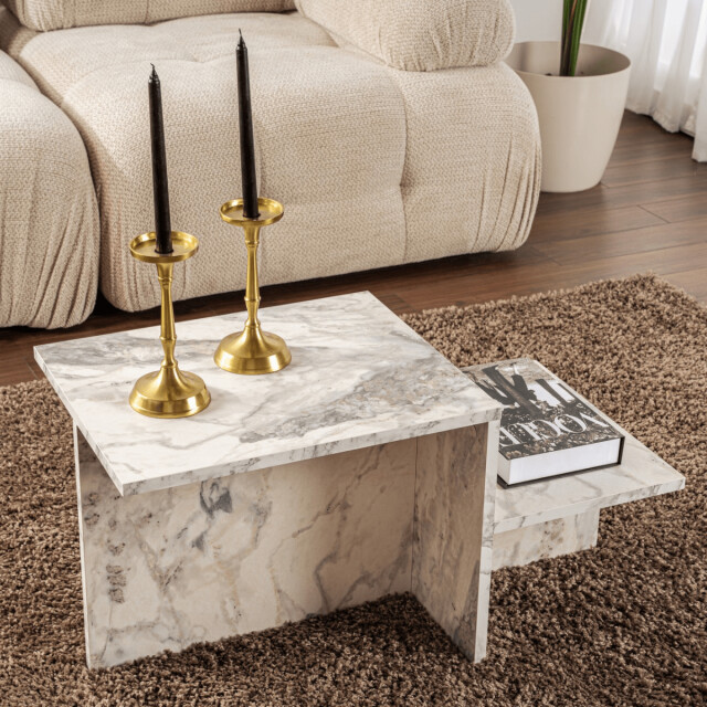 CaliCosy Salontafel 2 niveaus l80 cm harmony 3016931 large