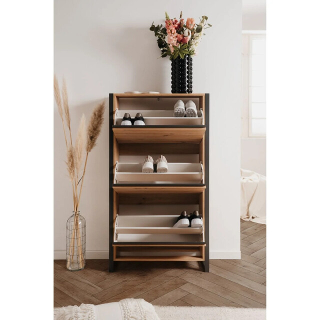 CaliCosy Schoenenkast met 3 kleppen l70 cm denver 2930498 large