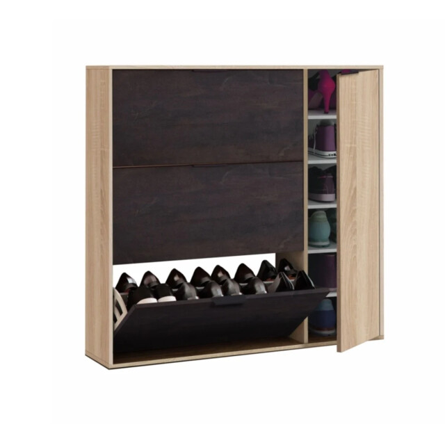 CaliCosy Schoenenkast met 3 kleppen en 1 deur 30 paar l106 cm 2936943 large