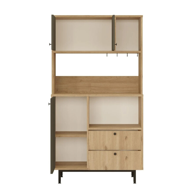 CaliCosy Keukenkast met 3 deuren en 2 lades h161,2 cm 3042310 large