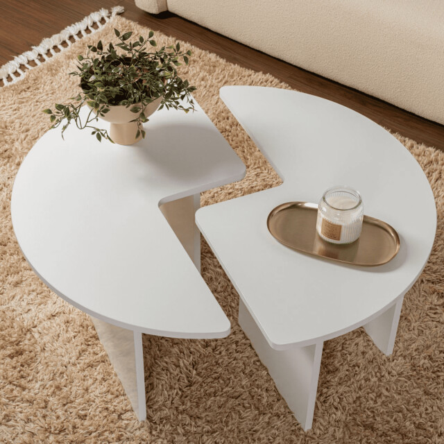 CaliCosy Set van 2 salontafels l90 cm moira 3061531 large