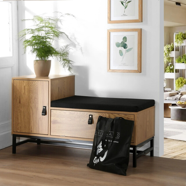CaliCosy Schoenenbank met 2 opbergvakken l100 cm jill 2930398 large