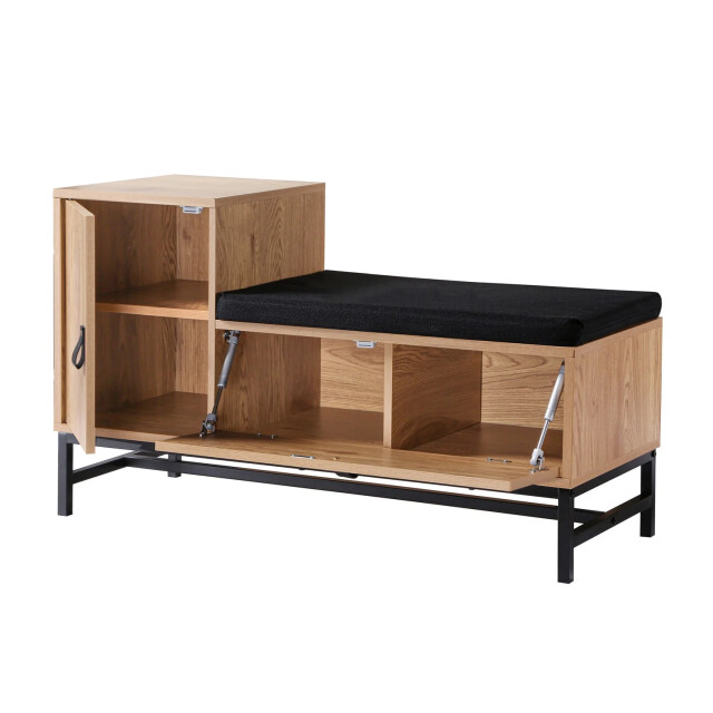CaliCosy Schoenenbank met 2 opbergvakken l100 cm jill 2930398 large