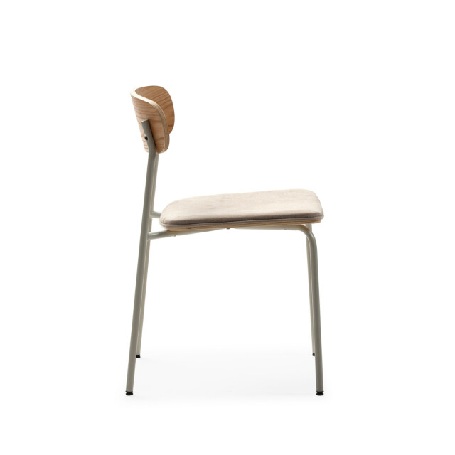 CaliCosy Set van 2 stoelen in stof met zwarte metalen poten l46 cm adriana 3078771 large