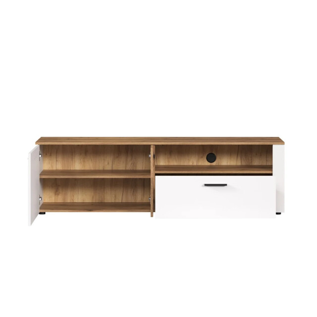 CaliCosy Tv-meubel met 2 deuren, 1 lade, 1 open vak en 1 kabelopening l170 cm vitoria 3042290 large