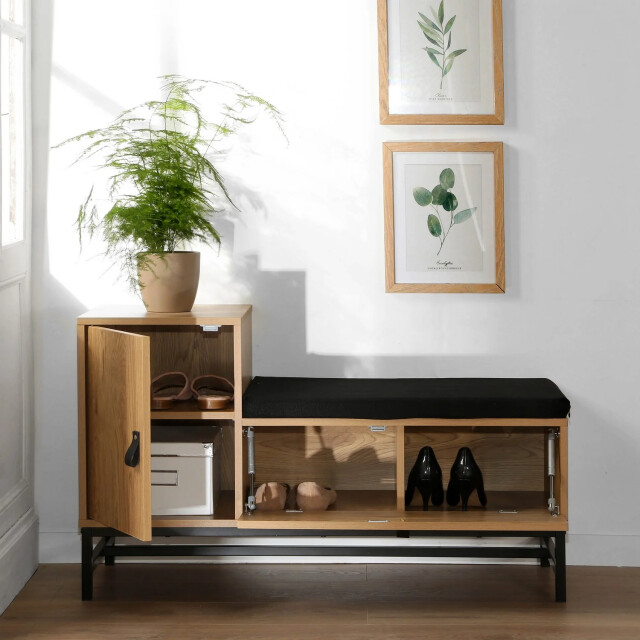 CaliCosy Schoenenbank met 2 opbergvakken l100 cm jill 2930398 large