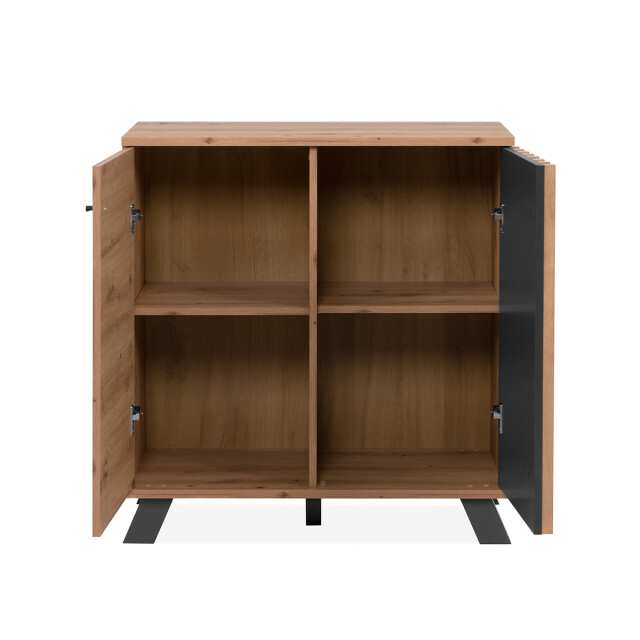 CaliCosy Buffetkast 2 deuren eiken ambachtelijke decoratie l80 cm lublin 2930158 large