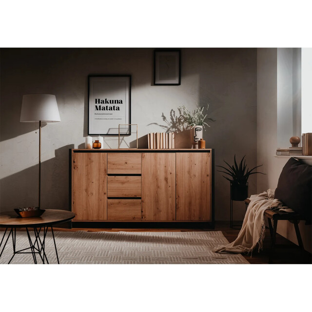 CaliCosy Dressoir met 3 deuren en 3 lades l160 cm denver 2931918 large