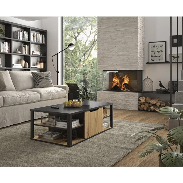 CaliCosy Buxton salontafel met centraal opbergvak gemaakt in frankrijk 2929778 large