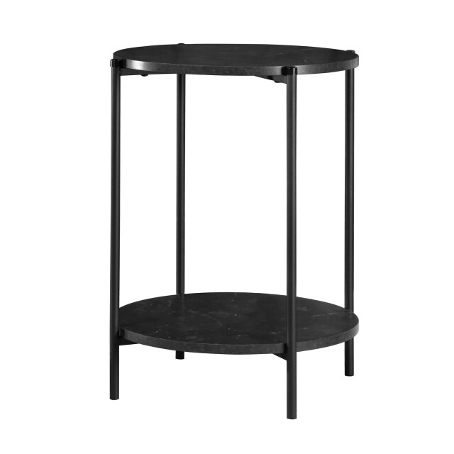 CaliCosy Bijzettafel met zwart marmer effect dia. 40 cm 2929578 large
