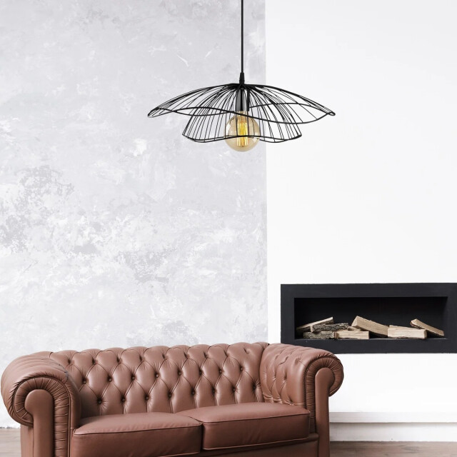 CaliCosy Draad hanglamp van metaal d50 cm fleur 3067172 large