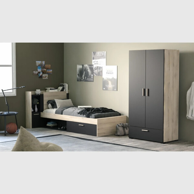 CaliCosy Bed van 90x190/200 cm met 1 lade en 1 vak l124,5 cm 2937231 large