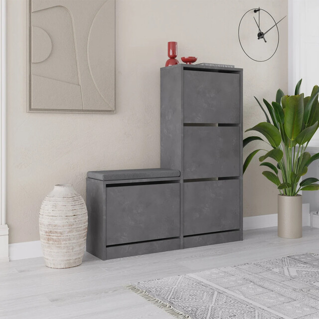 CaliCosy Schoenenkast 4 deuren l105 cm dude 2937451 large