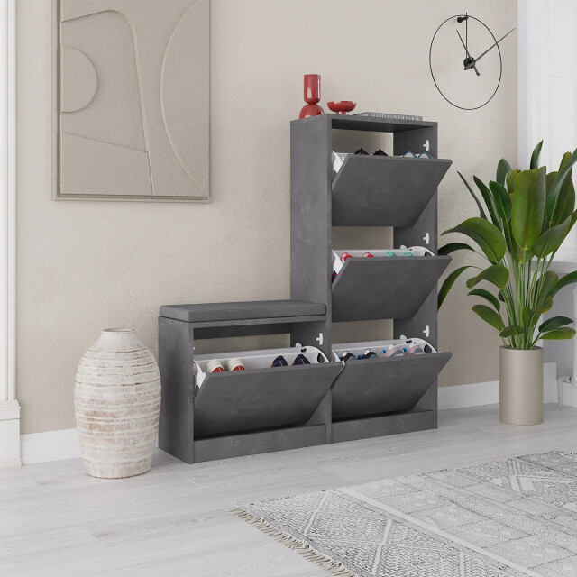 CaliCosy Schoenenkast 4 deuren l105 cm dude 2937451 large