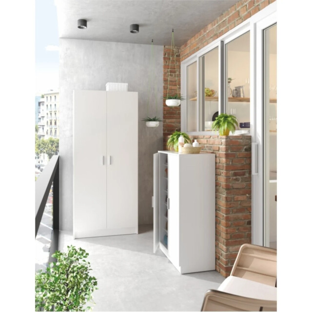 CaliCosy 2-deurs schoenenkast met 3 legplanken h108 cm 2936951 large