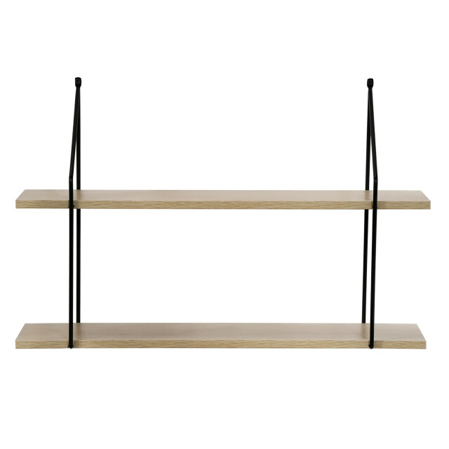CaliCosy Wandplank 2 niveaus houtdecor l60 cm 2929346 large