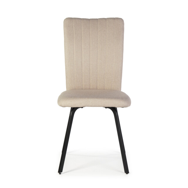 CaliCosy Set van 4 stoelen in stof met zwarte metalen poten l47,5 cm pretty 3078799 large