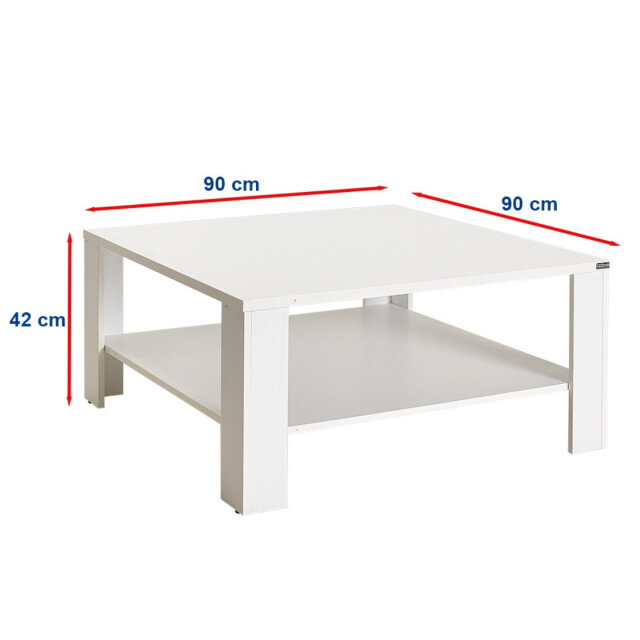 CaliCosy Salontafel met 1 plank l90 cm lena 3061539 large