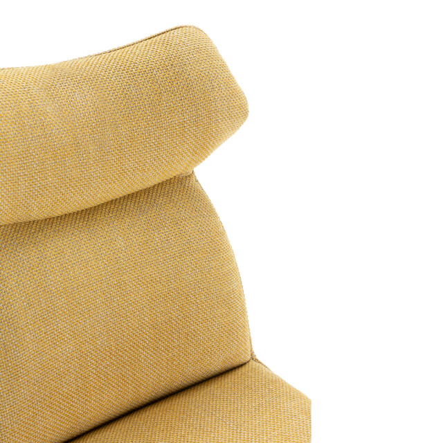 CaliCosy Set van 2 stoelen in stof met zwarte metalen poten l47 cm dara 3078554 large