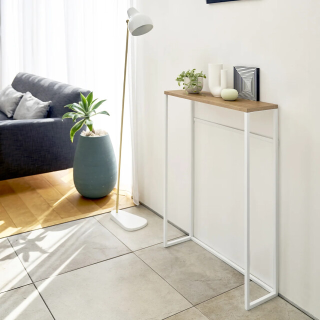 CaliCosy Metalen en houten ingangstafel l60 cm 2936691 large