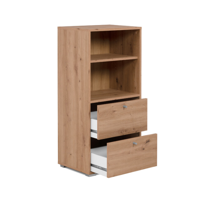CaliCosy Opbergmeubel met 2 planken en 2 lades l46 cm fyn 3012679 large